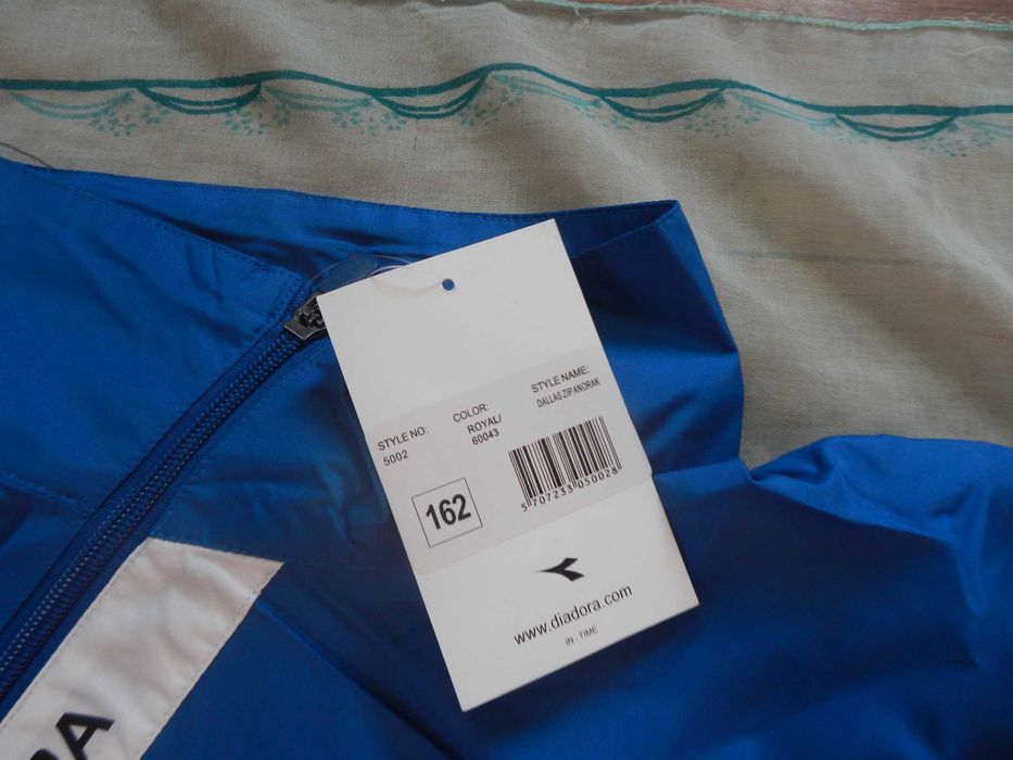Wyprzedaż-> wiatrówka dres treningowy  Diadora rozm.164 ostatni!