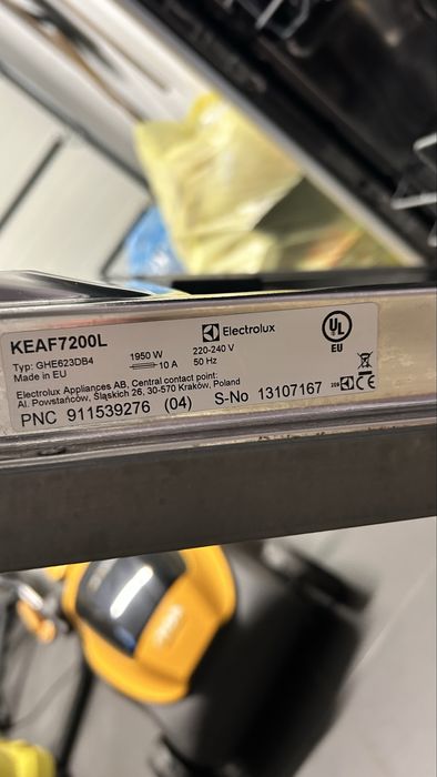 Zmywarka Electrolux, niedziala doprowadzanie wody