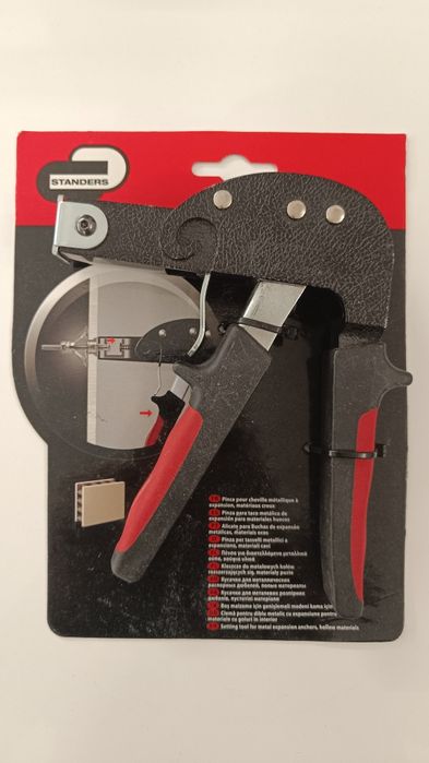 Kleszcze do metalowych kołków. Płyta gipsowa.