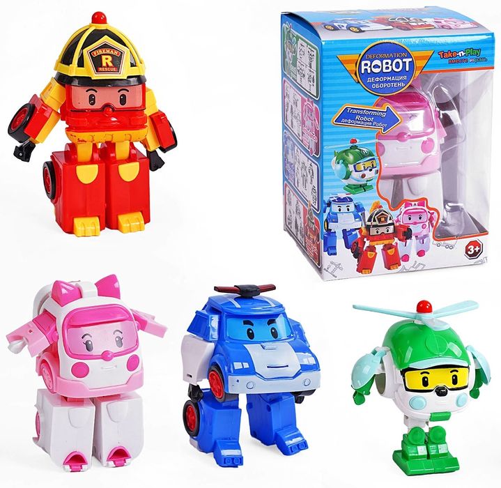 Набор трансформеров «Робокар Поли» , в ассортим. 5 разных наборов