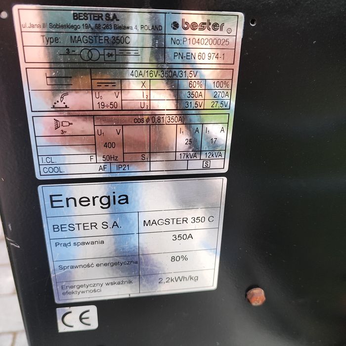 Migomat spawarka bester.350 C
