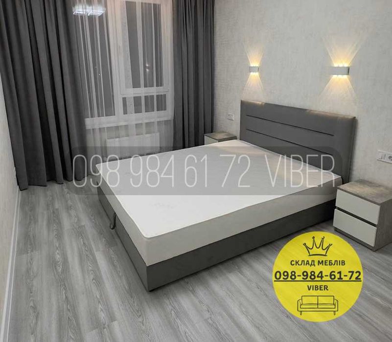 Кровать "Подиум 25" 160х200 В СПАЛЬНЮ. Кровать с матрасом
