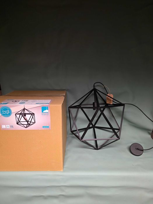 Lampa wisząca w kształcie rombu w stylu vintage Eglo Embleton