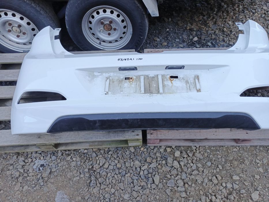 Hyundai i20 14-18 zderzak tylny PSW biały