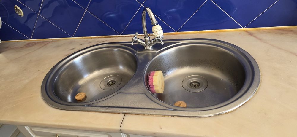 Lava loiça duplo Teka com torneira incluida