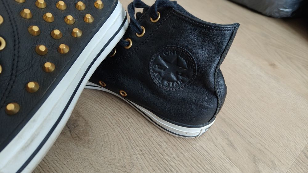 Trampki Converse r. 39,5 / 25 cm All Star ćwieki skóra
