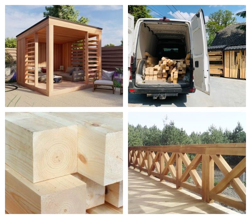 kantówki heblowane 7x7 | 9x9 | 10x10 | 14x14 strugane czterostronnie