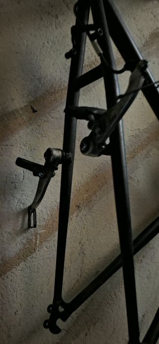Rama rowerowa plus kierownica i widełki