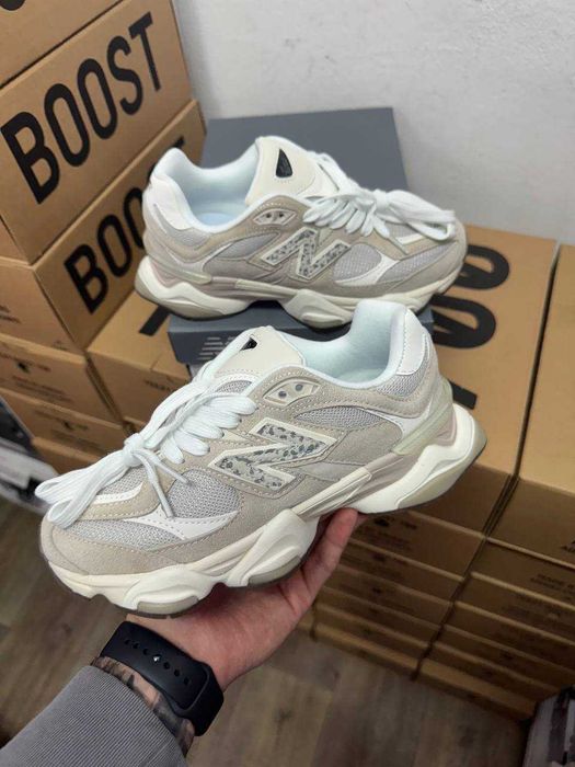 Кроссовки New Balance 9060  Beige Leopard/ НьюBeige Бparеленс 9060 бежевые3839