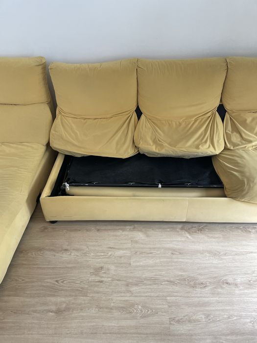 OFERTA ÚNICA Sofa-cama grande 4 lugares com chaise long