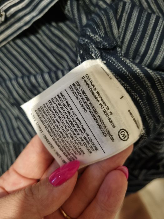 Spódnica w paski C&A roz. Xs