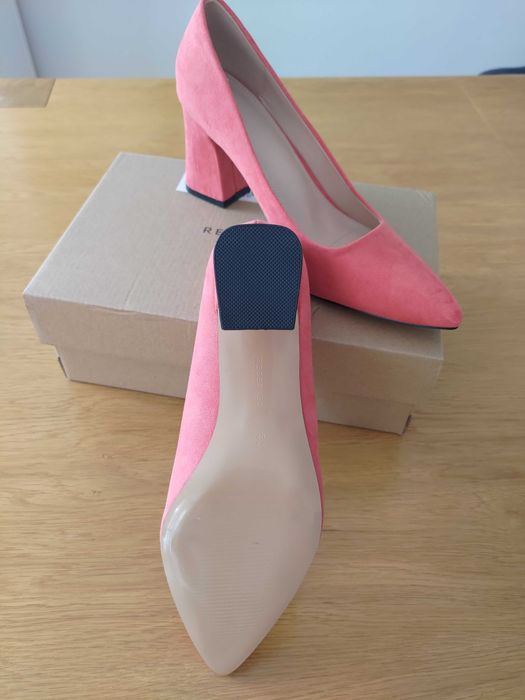 Buty na koturni Reserved r.40 pomarańcz