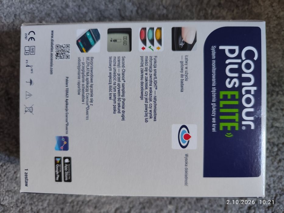 Glukometr Contour Plus Elite nowy