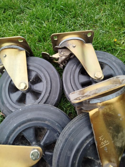 Kółka obrotowe 4szt średnica 20cm