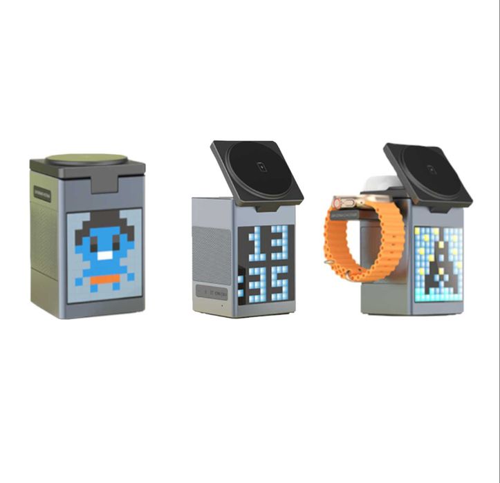 Ładowarka indukcyjna 6w1 do iPhone, Air Pods, Apple Watch