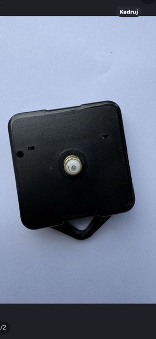 Mechanizm do zegara kwarcowego ściennego cichy z gwintem 18 mm