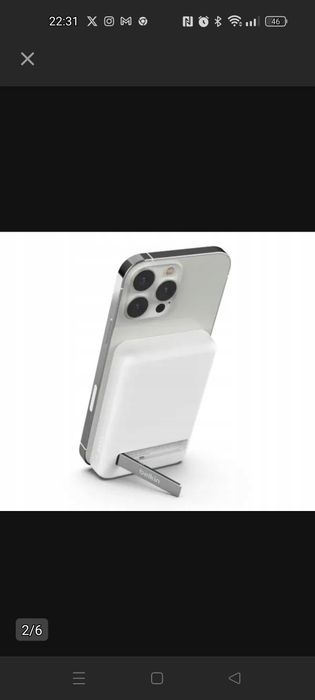 Powerbank Belkin BPD004BTWT BoostCharge Magnetic Wirelees 5000mAh Biał