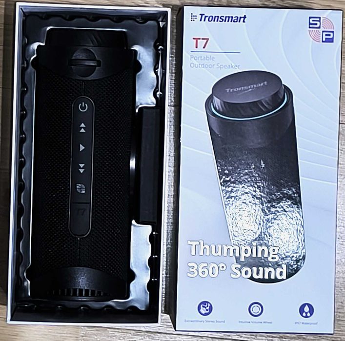 Coluna Portátil Bluetooth TRONSMART T7 como NOVA Promoção