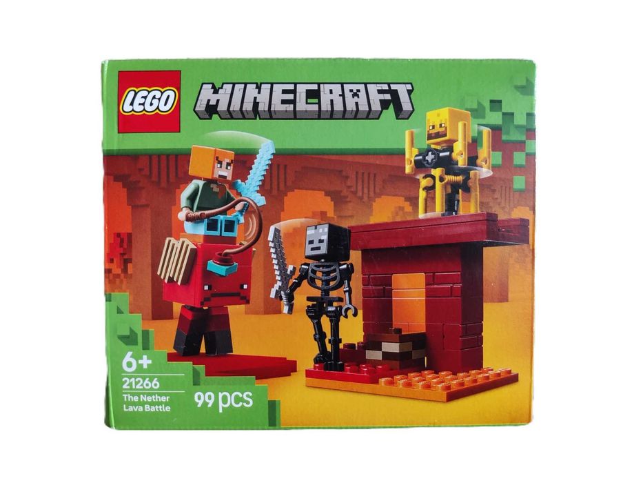 NOWY zestaw LEGO MINECRAFT 21266 Bitwa na moście Netheru