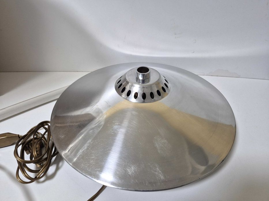 Винтажный световолоконный светильник "Сфера" в виде НЛО