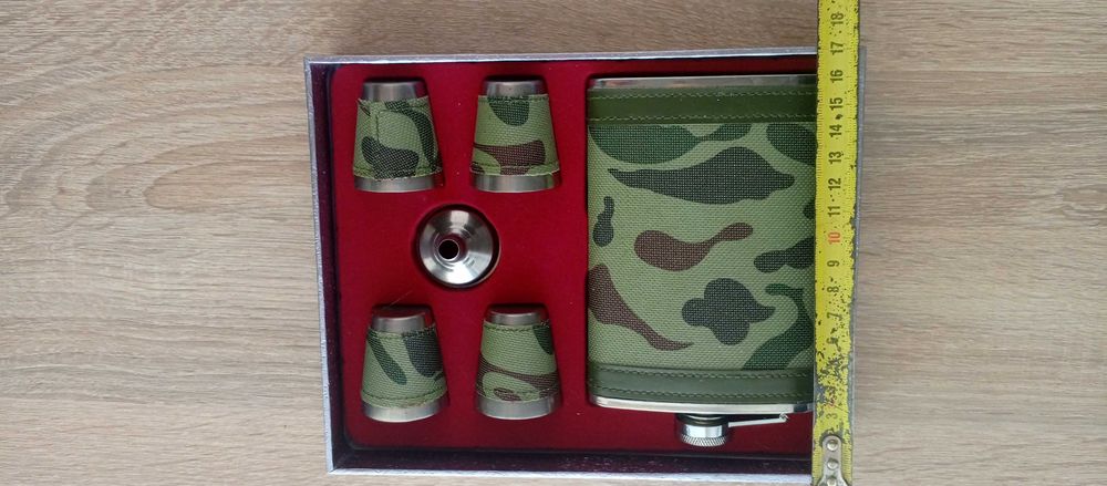 Фляга , набір метал комуфляж