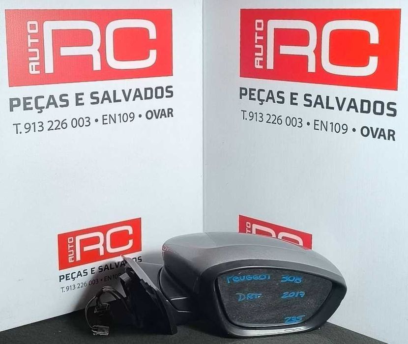 Espelho Retrovisor Direito 98088639XT - PEUGEOT 308 II