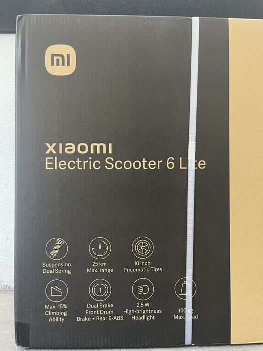 Hulajnoga elektryczna  XIAOMI Electric Scooter 6 Lite,2 lata Gwarancji