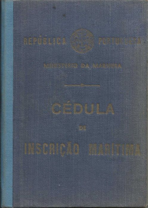 MARINHA - Antiga - 1960 - Cédula de Inscrição de Tripulante - Enfermeira - SELOS ISN