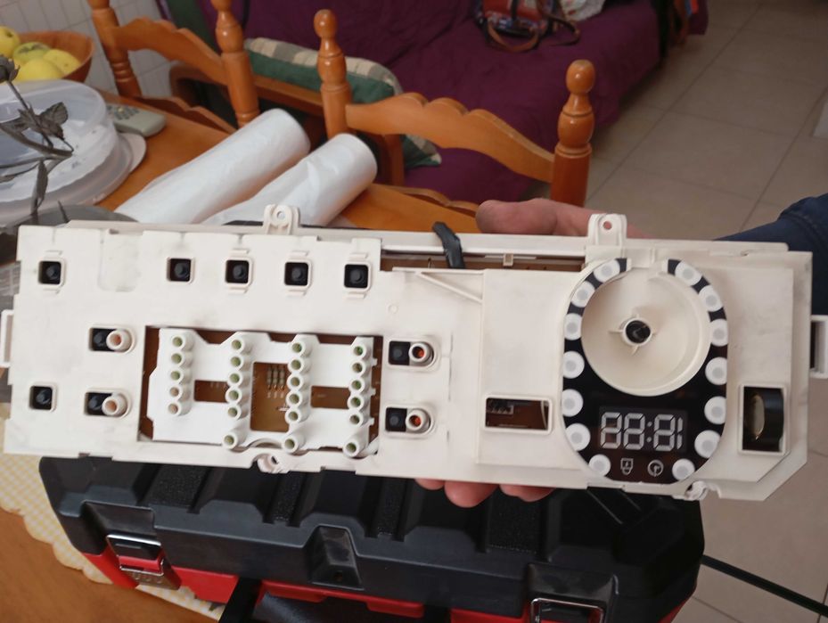 Placa elétrica de máquina de roupa