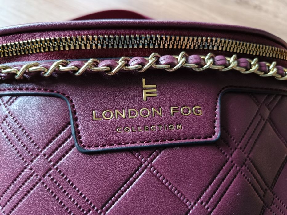 Nerka, torebka,London Fog, bordowa