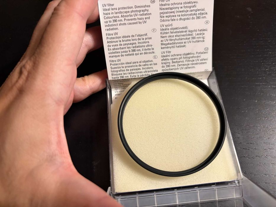 Filtro Hama UV-390 77mm Coated ProClass – Novo