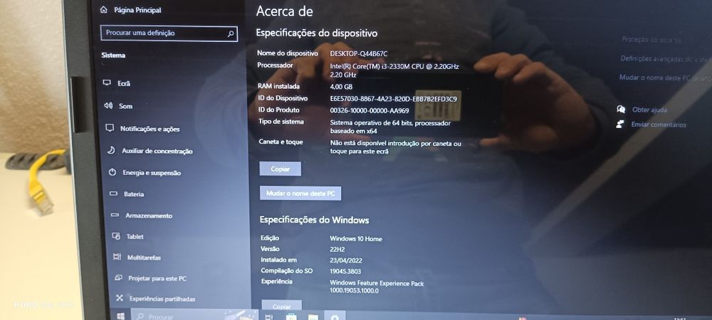 Portátil HP Pavilion G6