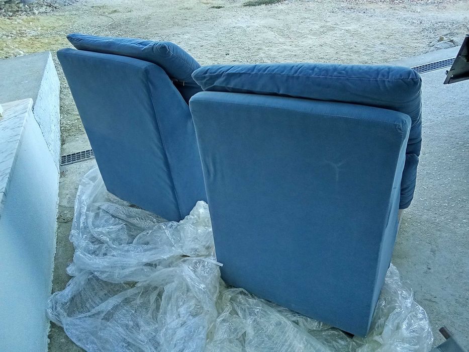 Sofás Azuis de sala