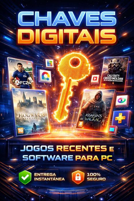 Chaves Digitais Jogos PC e Software 100% Seguro / Entrega imediata