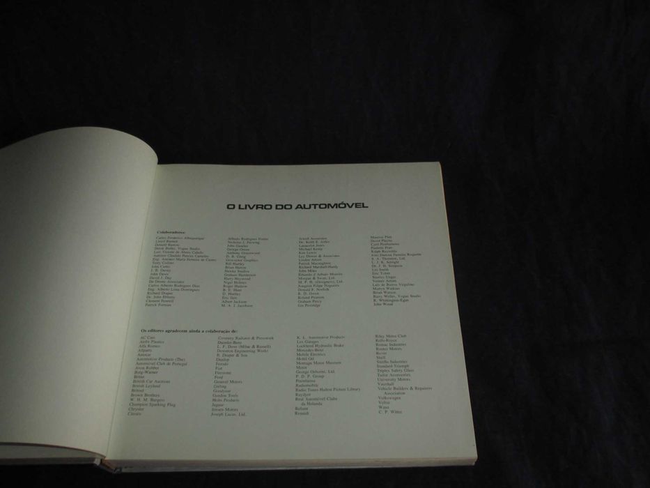 O Livro do Automóvel Selecções Reader's Digest 1976