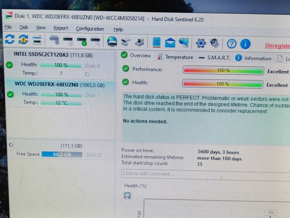 Хард диск HDD Western Digital RED 2TB NASware 2.0 WD20EFRX 64mb CASH