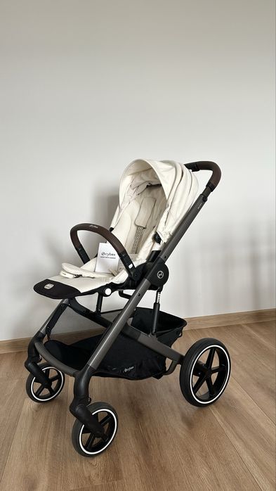 Прогулянкова коляска Cybex Balios S Lux 2025 Seashell Beige з бампером