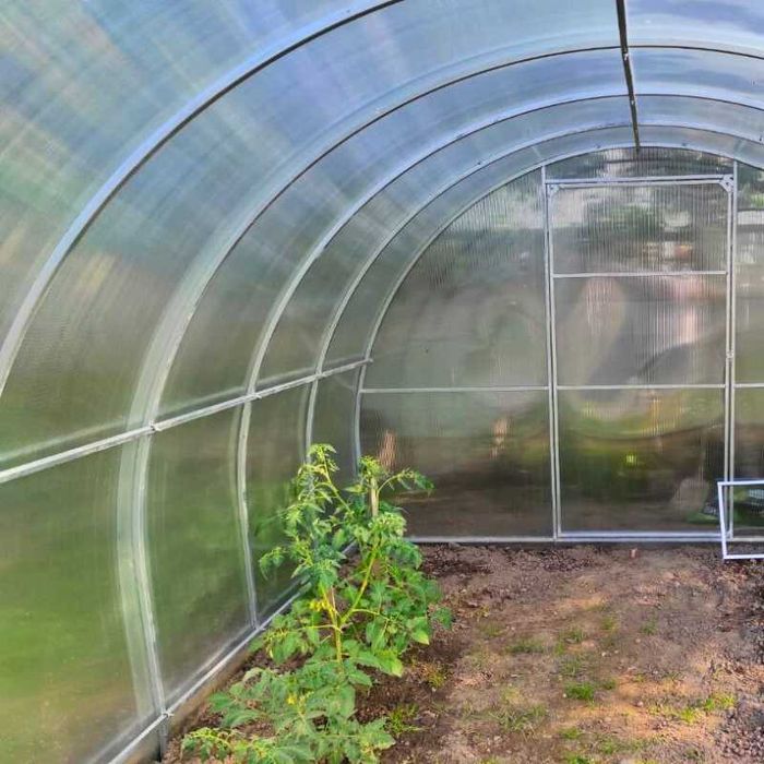 Szklarnia Tunel ogrodowy 3x4 3x6 3x8 profil 20x20mm poliwęglan 4 / 6mm