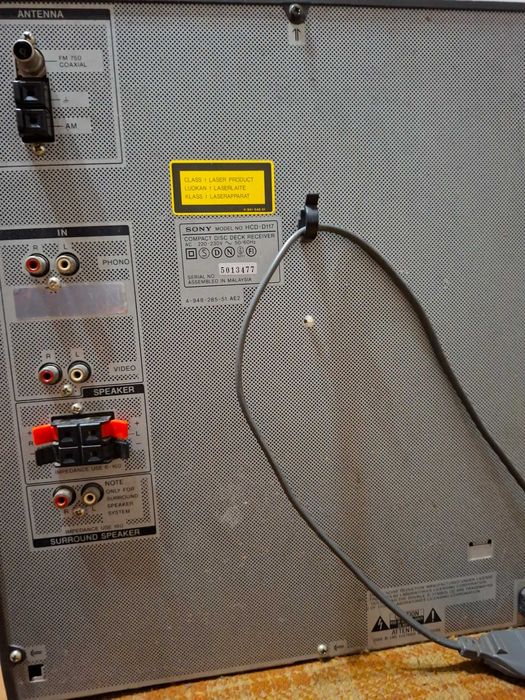 Wieża Stereo SONY LBT-D117 – Klasyk z lat 90. + Phono / Equalizer