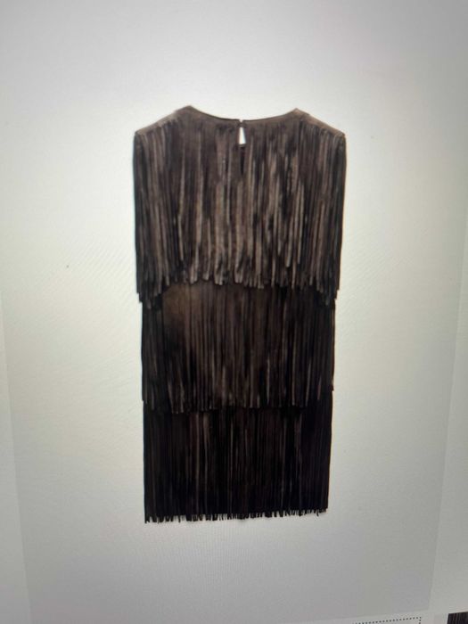 Sukienka zamszowa Zara