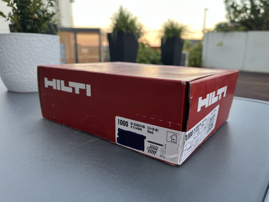 Wkręty HILTI 3,5x25mm do płyt gipsowo-kartonowych S-DS01B M1 1000szt