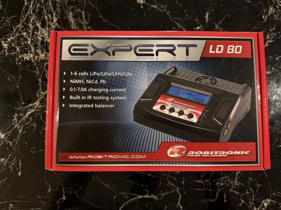Carregador Robitronic Expert LD 80 RC (NOVO)