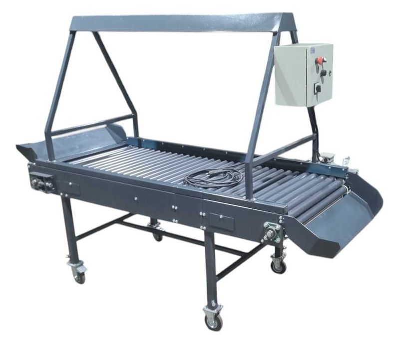 Stół selekcyjny rolkowy do warzyw