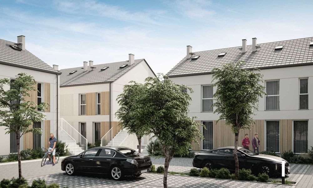 Dwupoziomowe mieszkanie rodzinne 69 m² z ogródkiem