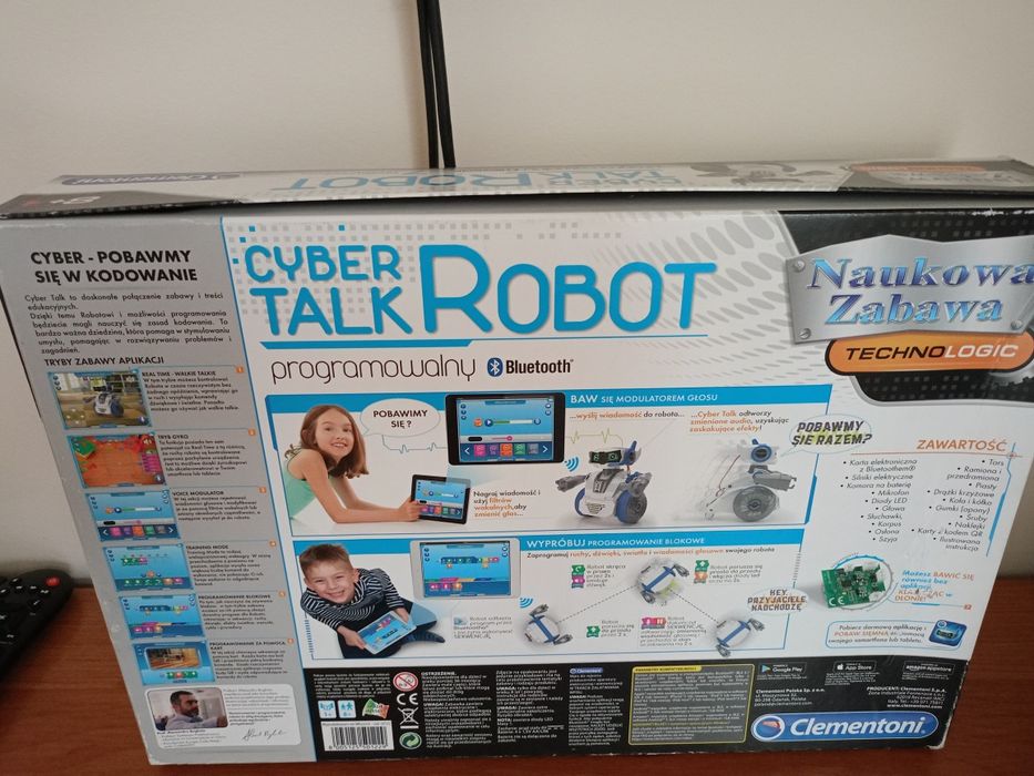 Robot do programowania Cyber Talk Clementoni