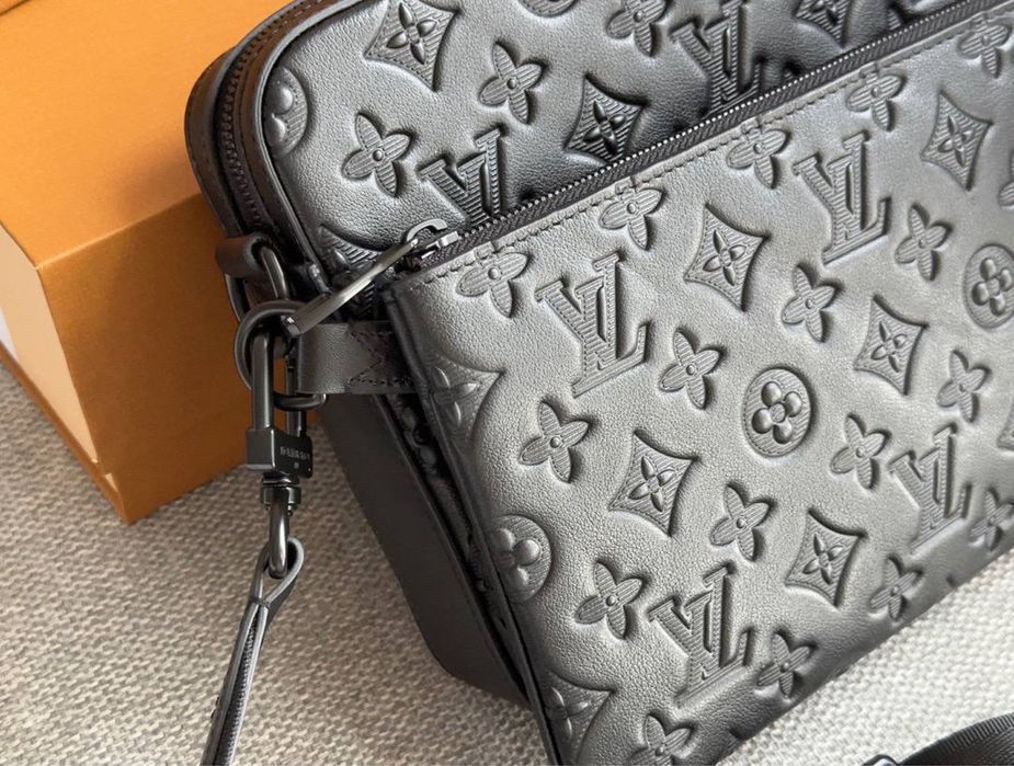 LOUIS VUITTON сумка мессенджер кожа мужская женская оригинал планшетка