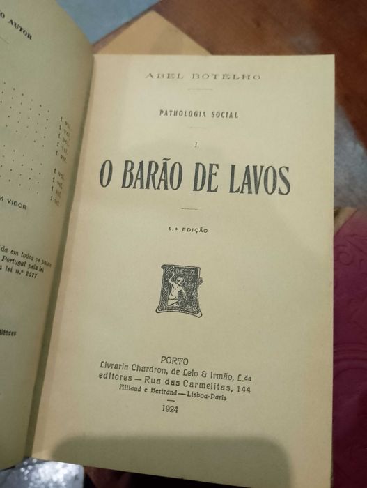 O Barão de Lavos 1924 Abel Botelho