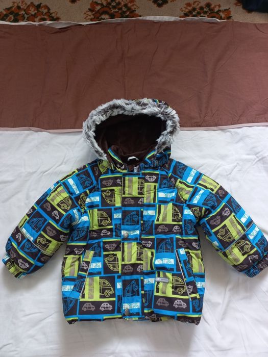 Зимовий комбінезон зимова куртка зимовий костюм ленне для хлопчика 86