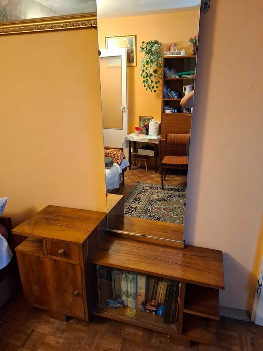 meble PRL toaletka lustro stan bdb