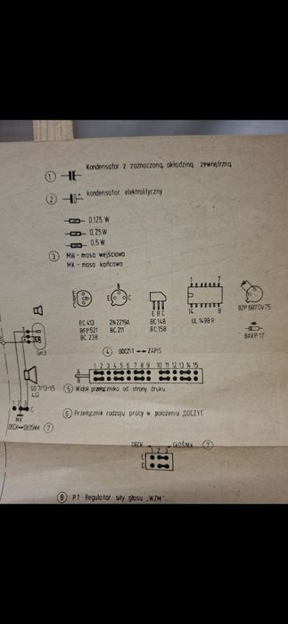 Schemat magnetofonu B 303 prl